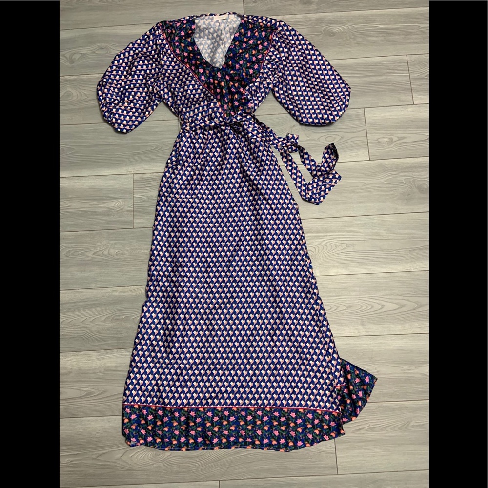 NEW NY&Co Blue and Red Dress